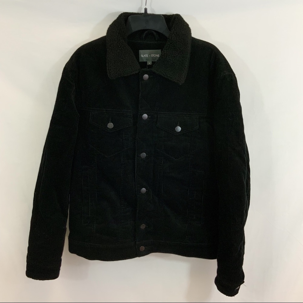 New Cotton Corduroy Sherpa Trucker Jacket $348